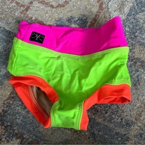 Vibrant Kids Dance Costume Shorts